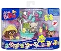 Littlest Pet Shop Themed Playpack - SQUEAKY CLEAN PETS with 3 EXCLUSIVE Pets