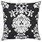 Home Garden Party Toss Pillow - Black (20x20")