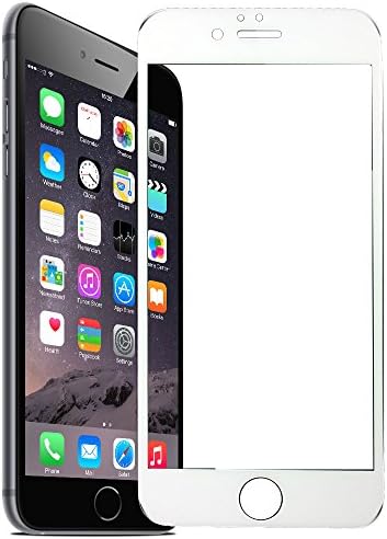 iPhone 6s Screen Protector, HERO GLASS Full Screen Coverage for iPhone 6s and iPhone 6 Tempered Glass Screen Protector WHITE (Shatterproof, Oleophobic Coating, HD Clarity and Anti Scratch, Bubble Free)