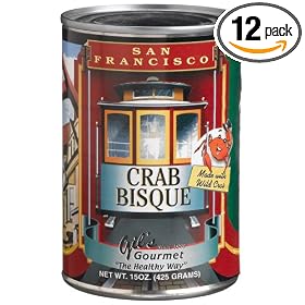 Gil's Gourmet San Francisco Crab Bisque, 15-Ounce Cans (Pack of 12) by Crab Soups