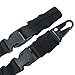 GVN 2 Point Sling&Shoulder Pad, Adjustable Strap Cord for Outdoor Sports, Hunting (Black)