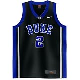 Nike Duke Blue Devils #2 Black Replica Basketball Jersey