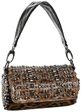 Dan W Rocker Roll Bag With Studs,Leopard,one size