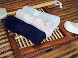 100 Percent Bamboo Fiber Wash Cloth Charcoal Gray
