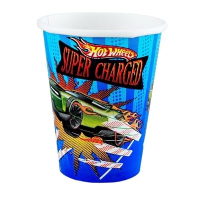 HOT Wheels Speed City 9 Oz. Hot / Cold Cups (Pack of 8)