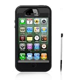 OtterBox Defender Series Case for Apple iPhone 4S 4 w/ Stylus (Black, Retail Packaging)