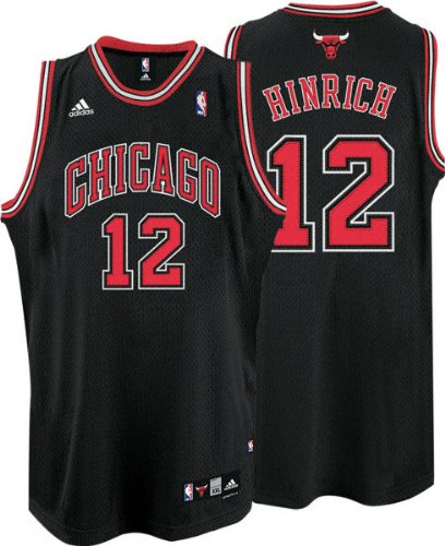 Kirk Hinrich Chicago Bulls Black Swingman Adidas NBA Jersey