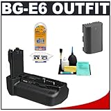 Canon BG-E6 Battery Grip for EOS 5D Mark II Digital SLR Camera + LP-E6 Batt ....