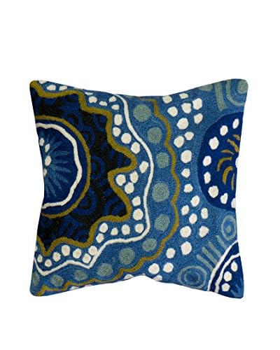 Jute & Co Cuscino Ricamato A Mano Multicolore 30×30 cm