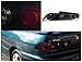 SPEC-D TUNING Glossy Black Housing Dark Smoke Lens Tail Lights Compatible with 1994-2001 Acura Integra 2Dr, Left + Right Pair Assembly