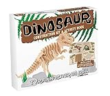 Tyrannosaurus Rex : Dinosaurier Holz 3D-Modell-Baukasten und Buch
