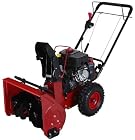 Power Smart DB7659 22 208cc Compact Gas Powered Two Stage Snow Thrower with Electric Start