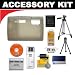 Electronics : Olympus Clear Silicon Skin + Spare Li-50B Replacement Battery + Compact 50-inch Travel Tripod - Accessory Kit for Stylus 1030SW Waterproof Digital Camera