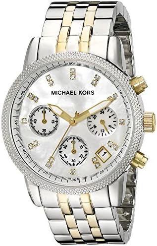 Michael Kors MK5057 Two-Tone Chronograph with Stones Watch