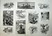 1887 Norway Fishing Men River North Sea Trout Fjalir