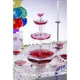 UZO1 Illuminated / Lighted Party Beverage Fountain (Punch Bowl), Operates on both Electric and Batteries for Outdoor Use, 2 Gal Capacity