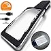 [Rechargeable] 4X Magnifying Glass with [10 Anti-Glare & Dimmable LEDs]-Evenly Lit Viewing Area-The Brightest & Best Reading Magnifier for Small Prints, Low Vision Seniors, Macular Degeneration