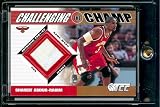 2001-02 Topps Champions & Contenders Challenging the Champ Shareef Abdur Rahim Jersey Atlanta Hawks Basketball Card - Mint Condition - Shipped In Protective Display Case!