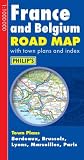 France and Belgium Road Map (Philip s Road Atlases & Maps)