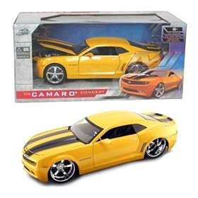 JADA 1:24 DIECAST BUMBLE BEE TRANSFORMER CAMARO CONCEPT