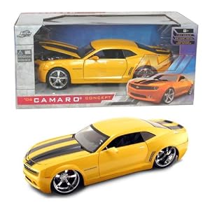 JADA 1:24 DIECAST BUMBLE BEE TRANSFORMER CAMARO CONCEPT by