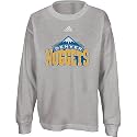 adidas Denver Nuggets Long Sleeve Youth (Sizes 8-20) Waffle T-Shirt