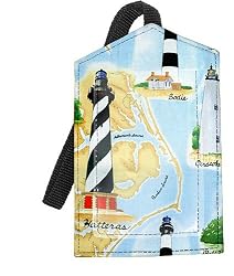 Outer Banks Lighthouses Luggage Tag Lighthouse Travel Accessories- Gifts and Gift Ideas For GRADUATION Him Her Men Man Women Ladies Alumni, Students, Fans, Travelers Teachers High Quality