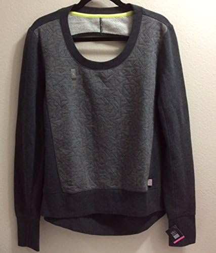 VICTORIA'S SECRET VSX Sport Sweatshirt Open-Back Pullover-Dark Grey-size L/G