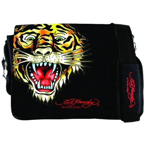 ED HARDY B3LEOTIG Leo Tiger Messenger Bag