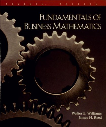 Fundamentals Of Business Mathematics