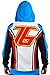 Xcoser OW Sweatshirt Soldier 76 Hoodie Cosplay Costume for Halloween Cotton Coat