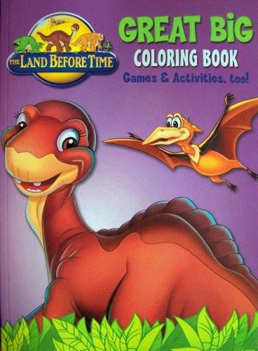 Buy The Land Before Time Great Big Coloring Book w/ Games & Activities!