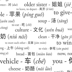 Chinese Vocabulary