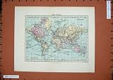 Antique Maps Atlas World America Africa Australia