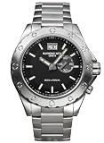 Raymond Weil Men's Quartz Watch with Black Dial Analogue Display and Silver Stainless Steel Strap 8300-ST-20001