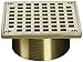 Jones Stephens D60962 3-1/2 X 5" Square Nickel Bronze Spud Strainer