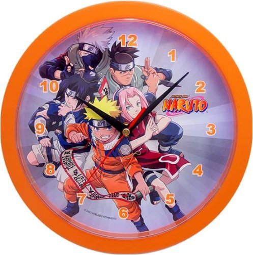 Naruto Orange Wall Clock NRC01