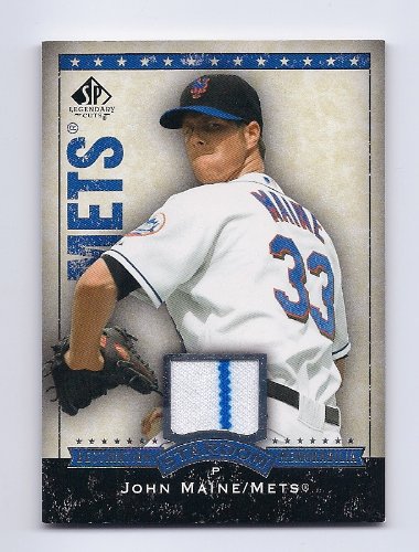 2008 SP Legendary Cuts Destination Stardom Game Used Jersey John Maine New York Mets