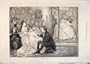 Missing Partner Ball Dance Party Ladies Men Print 1871