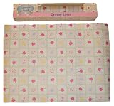 Scented Baby Nursery Drawer Liners Flower Print - Lavender Scent