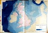 Map Britain 1963 Submarine Coastal Relief Glaciation