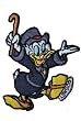 Micky Maus 6 cm * 7,7 cm Aufn�her Applikation B�gelbild Patch Dagobert Duck
