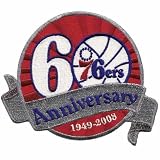Philadelphia 76ers 60th Anniversary Logo Patch (2008-09)