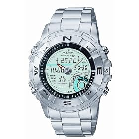 Casio - AMW-706D-7AVEF - Montre Homme - Multifonction - Quartz analogique et digitale - Bracelet acier