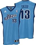Mehmet Okur Youth Jersey: adidas Blue Replica #13 Utah Jazz Jersey
