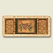 Serving Tray for appetizers ~ Rustic Lodge pine cone ~ almost 16 inches long ...