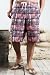 North Coast Check Floral Swim Shorts