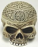 Celtic Skull Trinket Box Ashtray Ash Tray Stash