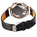 Mudder Novelty Musical Note Dial Quartz Movement Watch with PU Leather