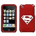 Search : APPLE IPHONE 3G 3GS SUPERMAN WHITE SYMBOL ON A RED HARD CASE COVER